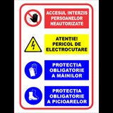 Panou pentru persoane neautorizate